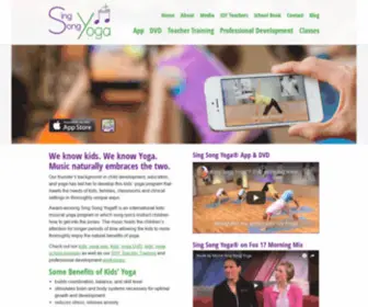Singsongyoga.com(Sing Song Yoga) Screenshot