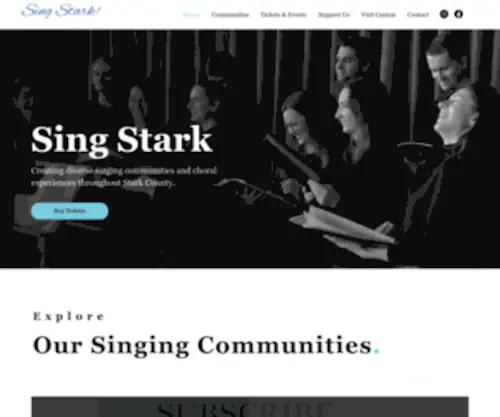 Singstark.org(Sing Stark) Screenshot