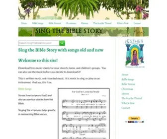 Singthebiblestory.com(Sing the Bible Story) Screenshot