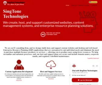 Singtonellc.com(SingTone Technologies) Screenshot