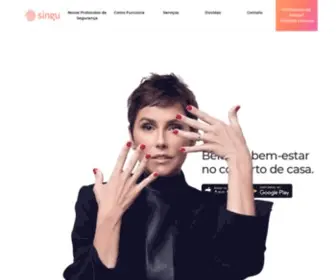 Singu.com.br(Líder em delivery de serviços de beleza e bem) Screenshot