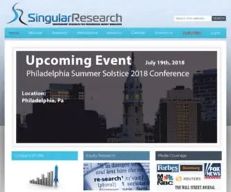 Singular-Research.com(Singular Research) Screenshot