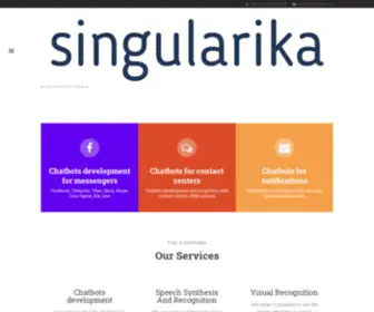 Singularika.com(Development of AI) Screenshot