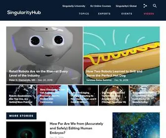 Singularityhub.com(Singularity Hub) Screenshot