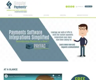 Singularpayments.com(USIO) Screenshot