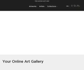 Singulart.com(Art Gallery SINGULART) Screenshot