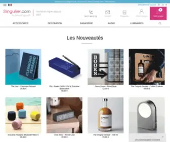 Singulier.com(Boutique en Ligne de Deco Originale et Insolite) Screenshot