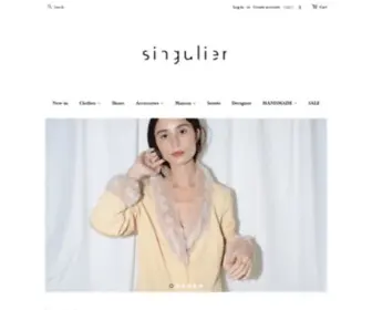 Singuliermtl.com(Singulier MTL) Screenshot