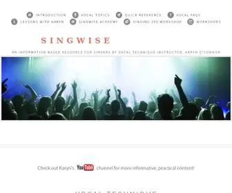 Singwise.com(An Information) Screenshot