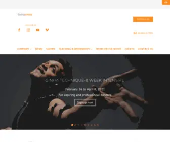 Sinhadanse.com(Accueil spectacles et oeuvres depuis 1991) Screenshot