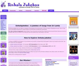 Sinhalajukebox.org(Sinhala Jukebox) Screenshot