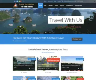 Sinhcafetravel.com.vn(Sinhcafe Travel Vietnam) Screenshot