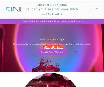 Sinisign.com(Custom LED Neon Signs) Screenshot