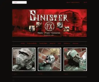 Sinisterfx.com(Sinister FX) Screenshot