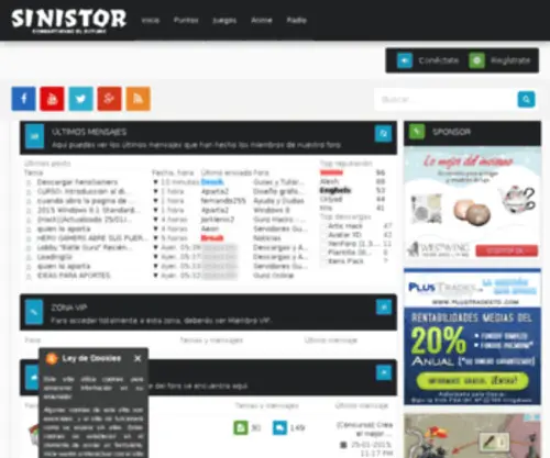 Sinistor.com(Sinistor) Screenshot