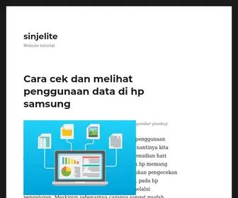 Sinjelite.com(Website tutorial) Screenshot