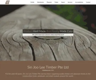 Sinjoolee.com.sg(Sin Joo Lee Timber Pte Ltd) Screenshot