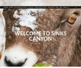 Sinkscanyonstatepark.org(Sinks Canyon State Park) Screenshot