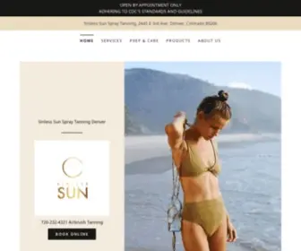 Sinlesssun.com(Sinless Sun Spray Tanning) Screenshot