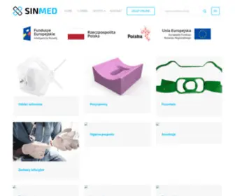 Sinmed.pl(Polski producent i dostawca sprzętu medycznego) Screenshot