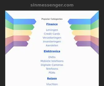 Sinmessenger.com(Sinmessenger) Screenshot