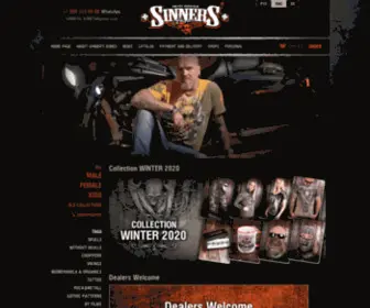 Sinners-Bones.com(SINNER's BONES ==== Brutal clothing =====) Screenshot