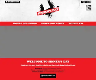 Sinnersday.com(Sinnersday) Screenshot