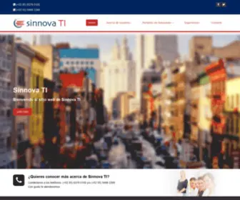 Sinnova-TI.com(Sinnova TI) Screenshot