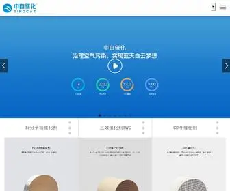 Sinocat.com.cn(中自环保科技股份有限公司) Screenshot