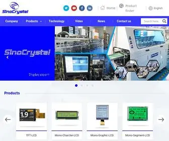 Sinocrystal.net(LCD Display) Screenshot