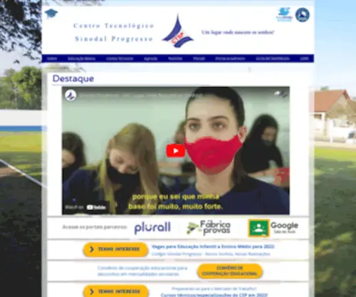 Sinodalprogresso.com.br(Colégio Sinodal Progresso) Screenshot