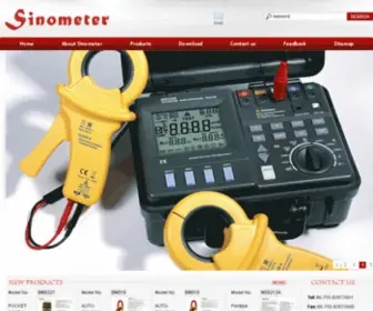 Sinometer.com(Sinometer Instruments Company Limited) Screenshot