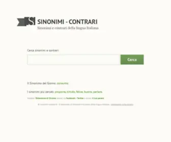 Sinonimi-Contrari.it(Sinonimi) Screenshot