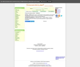 Sinonimia.net(Sinónimo) Screenshot