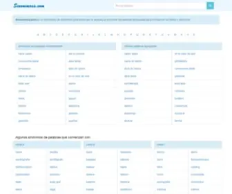 Sinonimosa.com(Diccionario) Screenshot