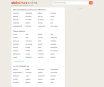 Sinonimosonline.com(Sinónimos) Screenshot