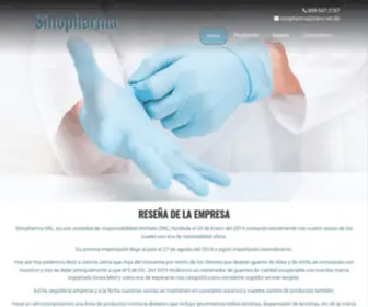 Sinopharma.com.do(Equipos Médicos) Screenshot