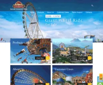 Sinorides.com(Amusement Rides Manufacturer & Theme Park Design Service Provider) Screenshot