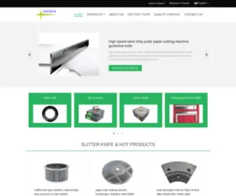 Sinostarparts.com(Quality Slitter knife & Hot products Manufacturer) Screenshot