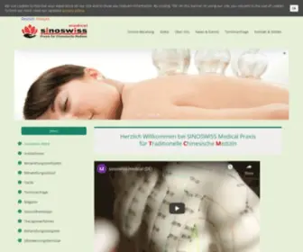 Sinoswiss.ch(SINOSWISS Medical) Screenshot