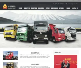 Sinotruck.cc(China National Heavy Duty Truck Group Co) Screenshot