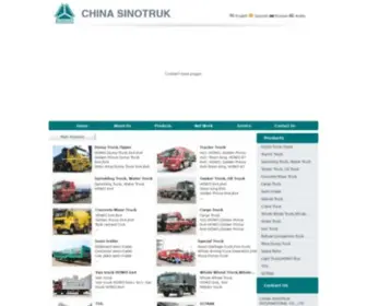 Sinotrucks.net(CHINA SINOTRUK INTERNATIONAL CO) Screenshot