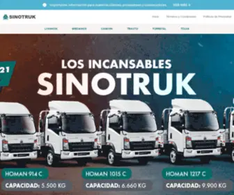 Sinotruk.cl(Sitio web oficial) Screenshot