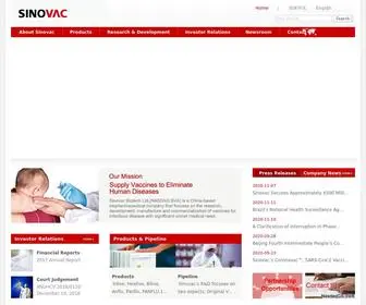 Sinovacbio.com(Sinovac Biotech Ltd. (NasdaqGS:SVA)) Screenshot