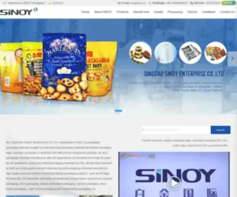 Sinoypackaging.com(Flexible Packaging Bag) Screenshot