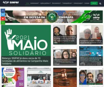 Sinpaf.org.br(Sindicato Nacional dos Trabalhadores de Pesquisa e Desenvolvimento Agropecuário) Screenshot
