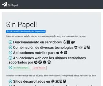 Sinpapel.info(Sin Papel) Screenshot