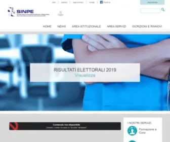 Sinpe.org(HOME SINPE) Screenshot