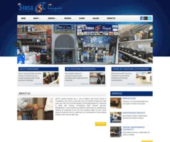 Sintacoolingsolution.com(Sinta Cooling Solution W.L.L) Screenshot