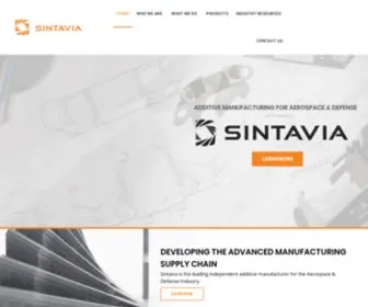 Sintavia.com(Home) Screenshot